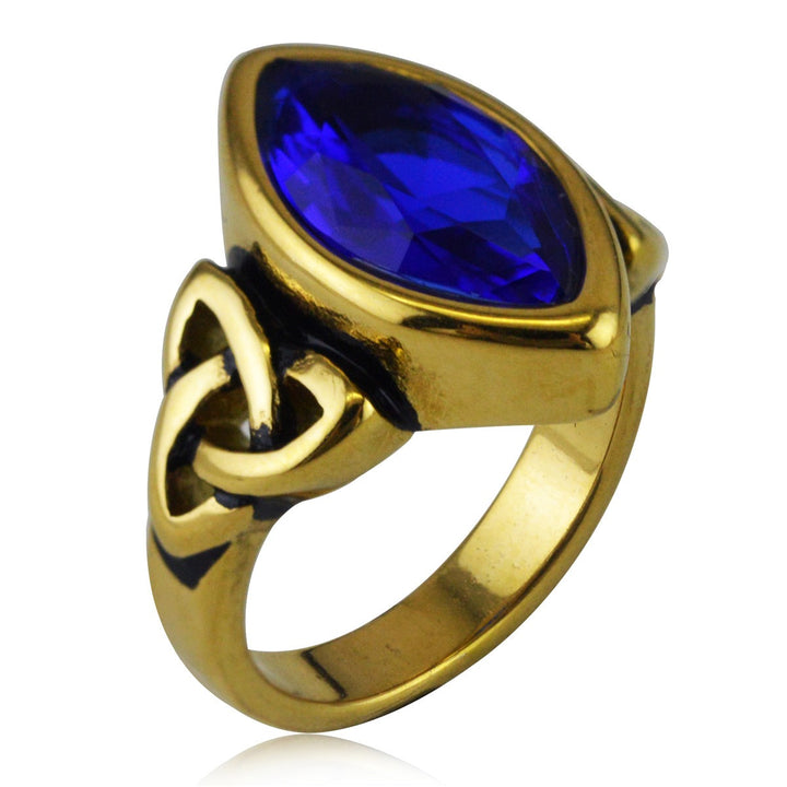 Celtic Knot Legacy Vintage Marquise Gem Ring