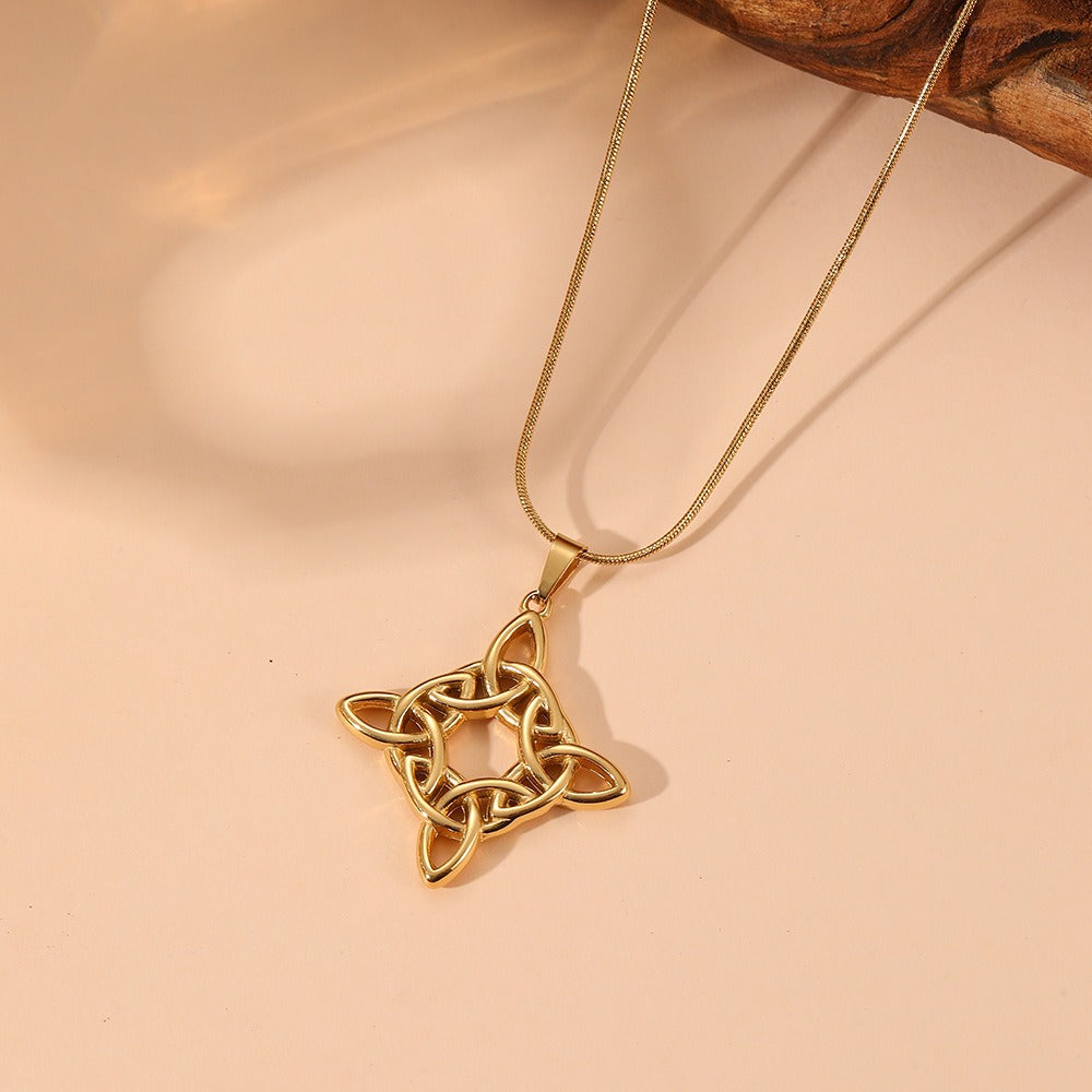 Vintage Celtic Knot Amulet Necklace