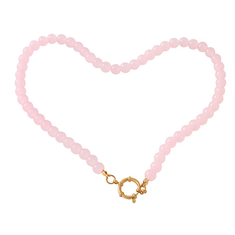 Blank Canvas 14K Gold Plated Toggle Clasp DIY Beaded Necklace