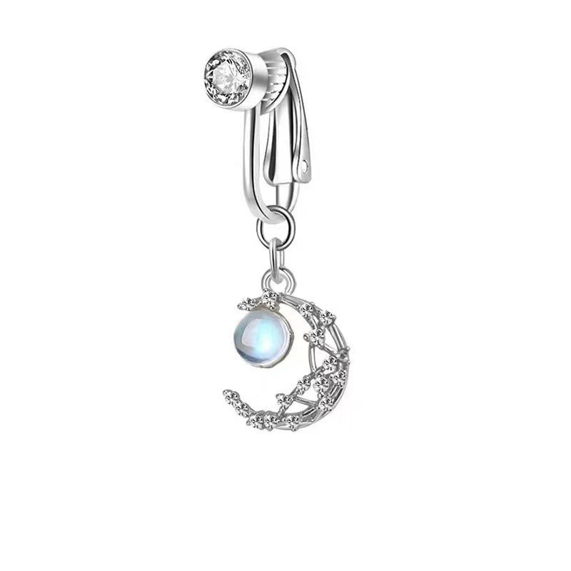 Sterling Silver Non-Piercing Belly Button Ring Set