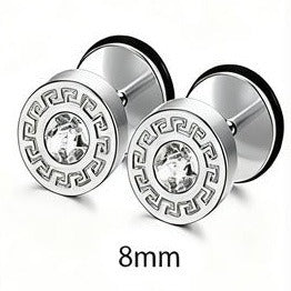 316L Stainless Steel Fake Plug Stud Earrings
