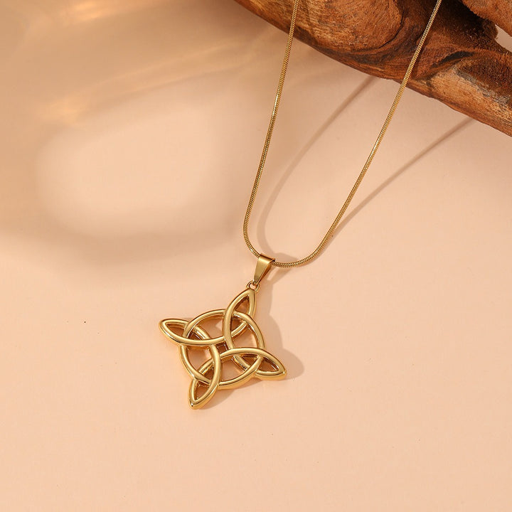 Vintage Celtic Knot Amulet Necklace