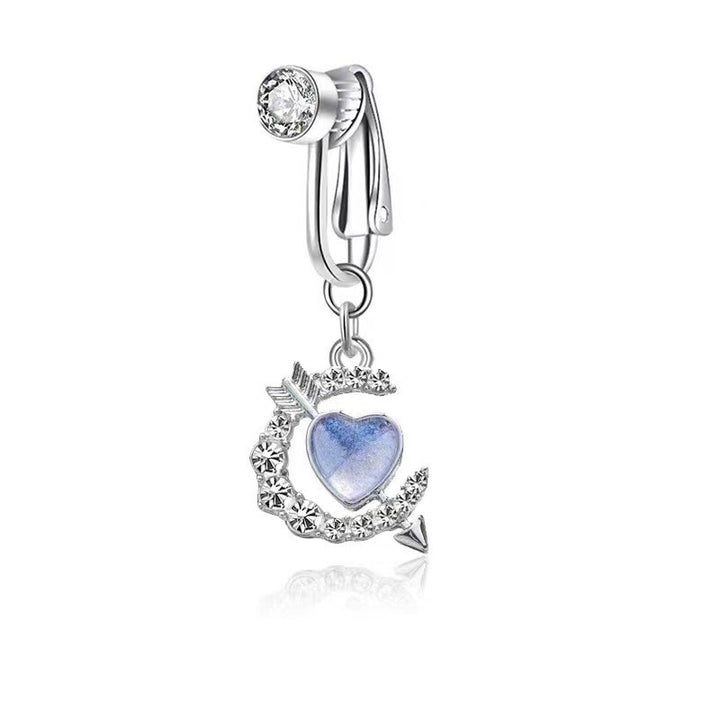 Sterling Silver Non-Piercing Belly Button Ring Set