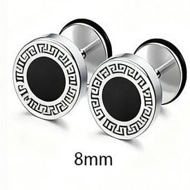 316L Stainless Steel Fake Plug Stud Earrings